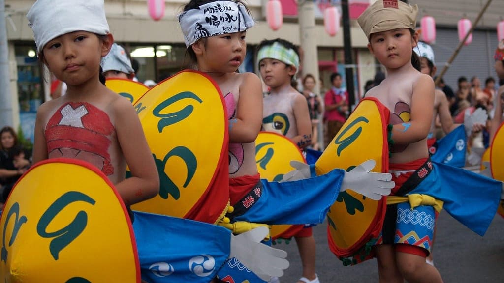 Hokkai Heso Matsuri, Japan