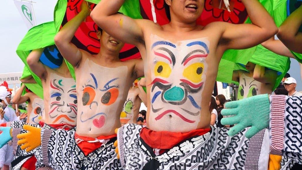 Furano Bellybutton Festival in Japan