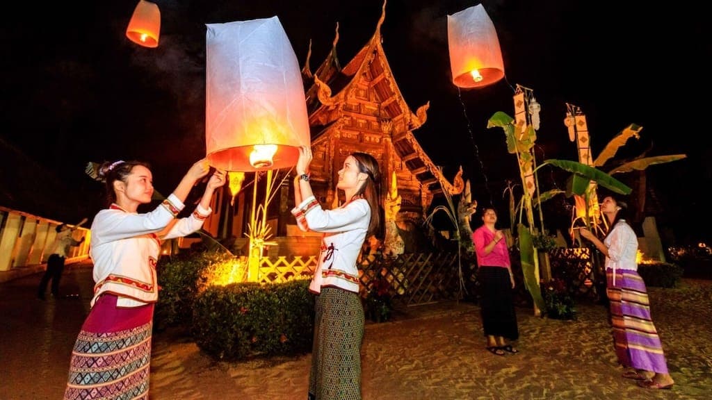 Yi Peng Lantern Festival in Thailand