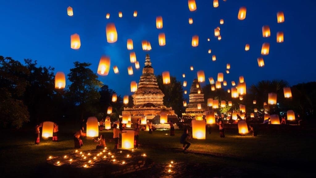 Thailand Yi Peng Lantern Festival