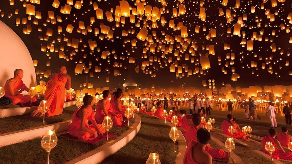 Yi Peng Lantern Festival in Chiang Mai